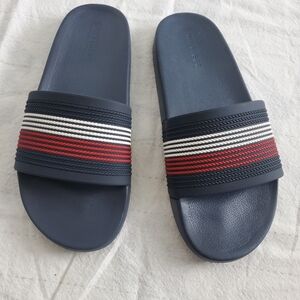 Tommy Hilfiger Blue and‎ Red Sandals Sporty Design